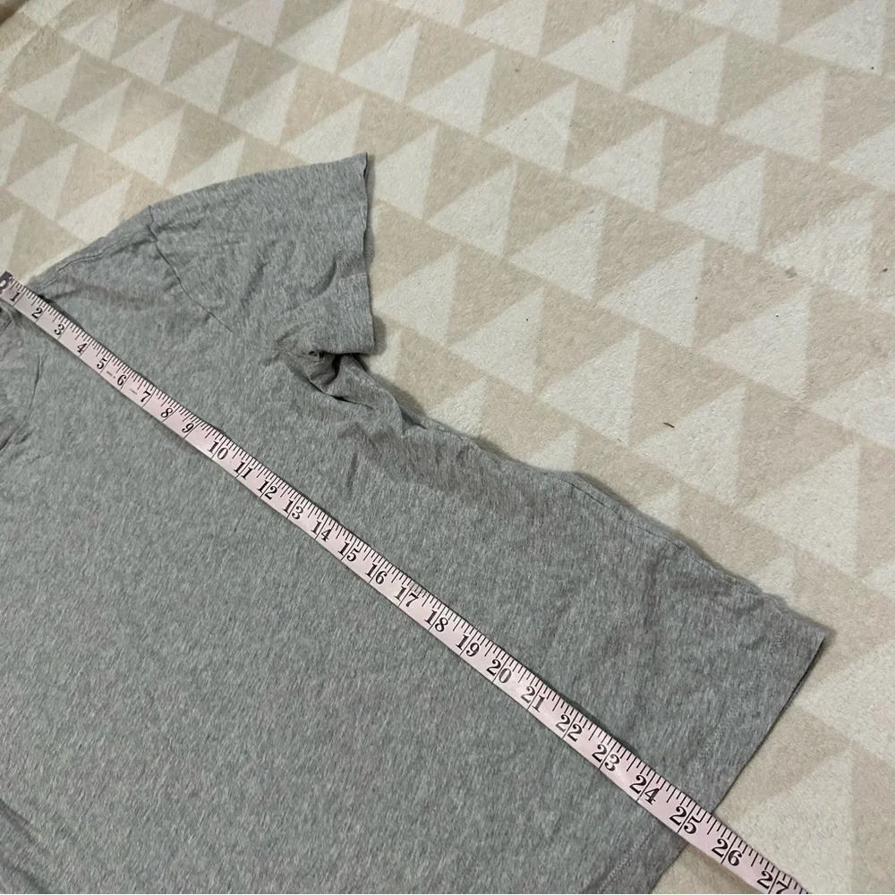 J crew mens washed jersey tee shirt heather gray